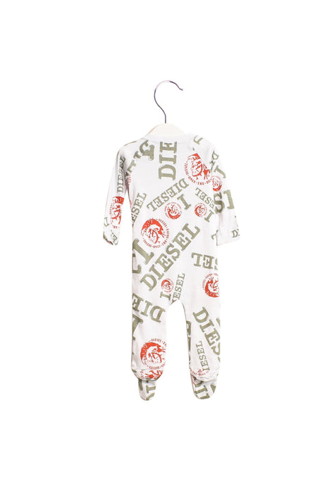 A White Long Sleeve Jumpsuits from Diesel in size 3-6M for boy. (Back View)