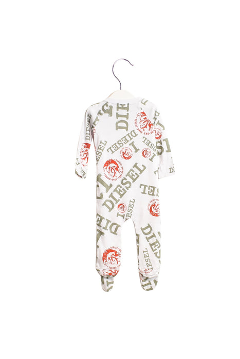 A White Long Sleeve Jumpsuits from Diesel in size 3-6M for boy. (Back View)