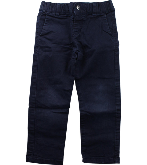 A Blue Casual Pants from Jacadi in size 3T for girl. (Front View)