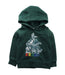 A Green Hooded Sweatshirts from Kenzo in size 4T for boy. (Front View)