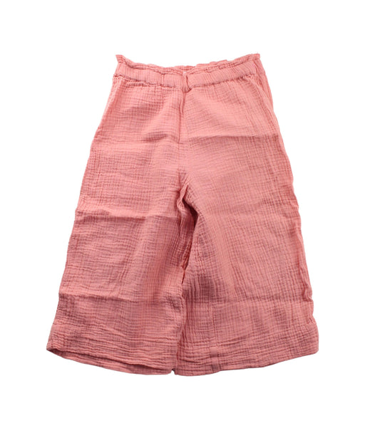 A Pink Casual Pants from Seed in size 4T for girl. (Front View)
