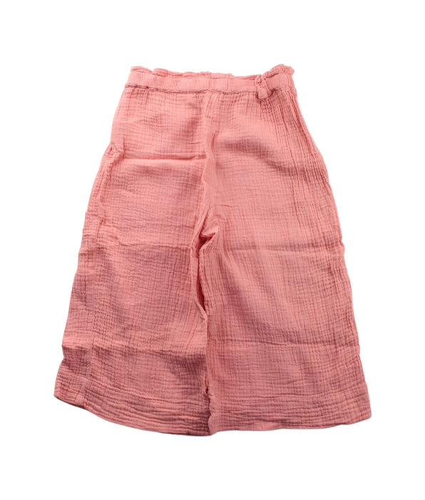 A Pink Casual Pants from Seed in size 4T for girl. (Back View)