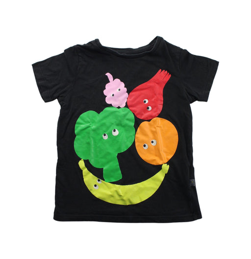 A Black Short Sleeve T Shirts from Stella McCartney in size 5T for girl. (Front View)