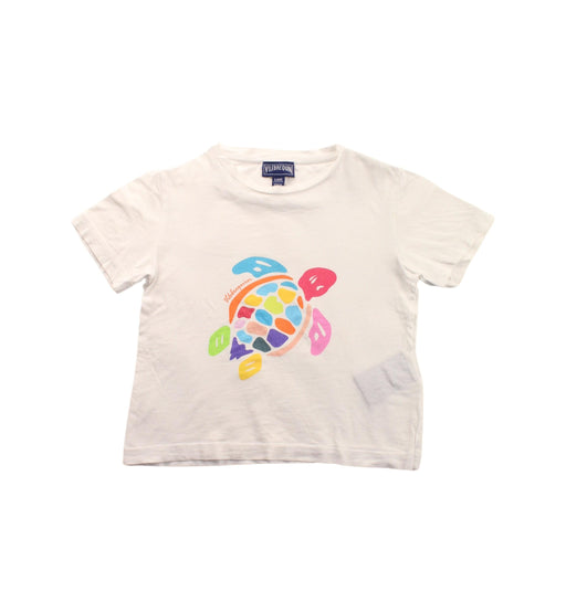 A White Short Sleeve T Shirts from Vilebrequin in size 4T for girl. (Front View)