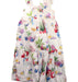 A White Sleeveless Dresses from Monnalisa in size 4T for girl. (Back View)