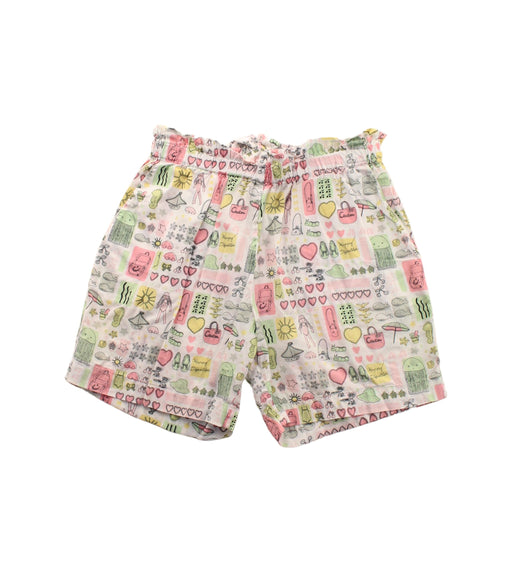 A White Shorts from Bonpoint in size 6T for girl. (Front View)
