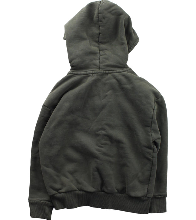 A Green Zippered Sweatshirts from Bonpoint in size 4T for boy. (Back View)
