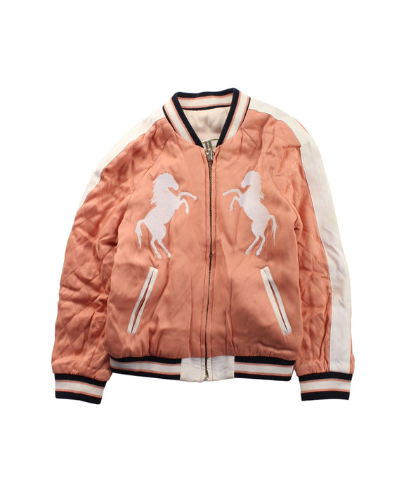 A White Lightweight Jackets from Chloe in size 6T for neutral. (Front View)