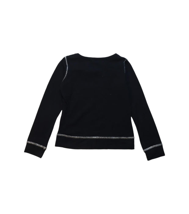 A Black Long Sleeve T Shirts from I Pinco Pallino in size 4T for girl. (Back View)
