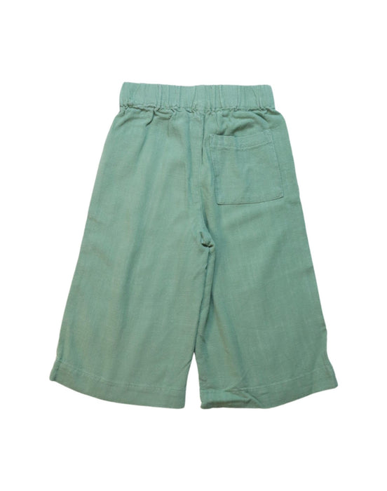A Green Casual Pants from Monoprix in size 3T for boy. (Back View)