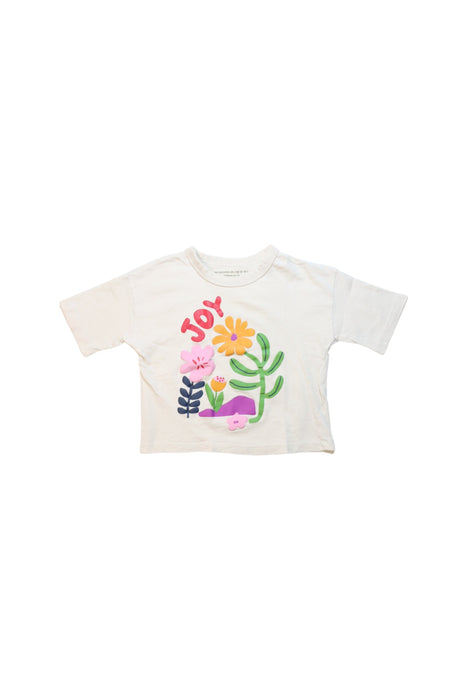 A Multicolour Short Sleeve T Shirts from Monoprix in size 3T for girl. (Front View)