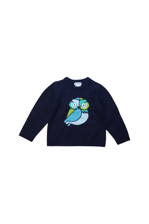 A Blue Knit Sweaters from Jacadi in size 3T for boy. (Front View)