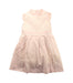 A Pink Sleeveless Dresses from Gusella in size 3T for girl. (Front View)