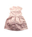 A Pink Short Sleeve Dresses from Mides in size 4T for girl. (Back View)