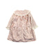 A Pink Long Sleeve Dresses from Foque in size 4T for girl. (Back View)