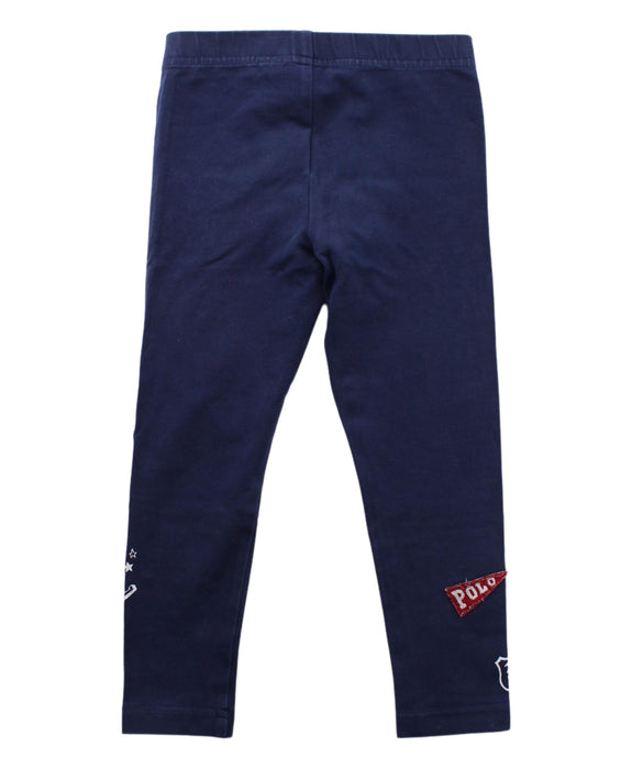 A Blue Leggings from Polo Ralph Lauren in size 3T for girl. (Back View)