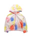 A White Zippered Sweatshirts from Little Marc Jacobs in size 4T for girl. (Front View)