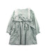 A Green Long Sleeve Dresses from Baby Lai in size 6T for girl. (Back View)