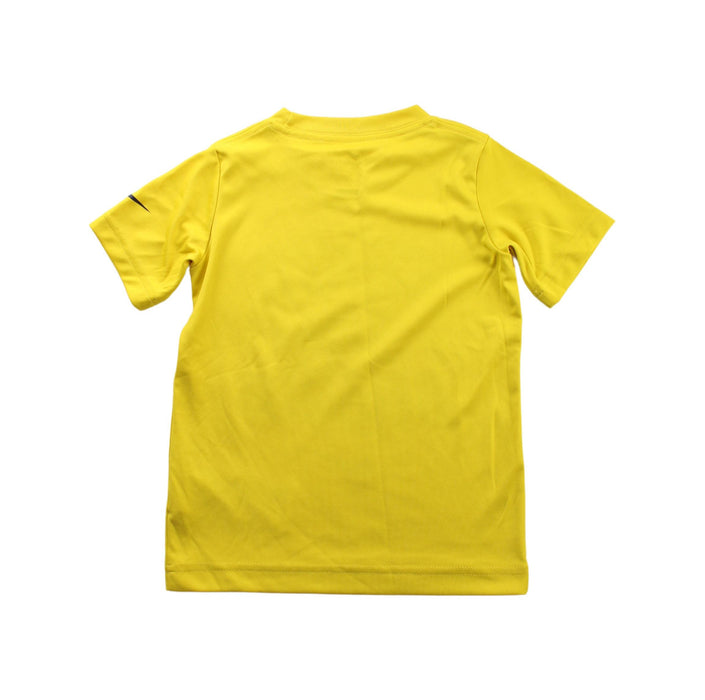 A Yellow Short Sleeve T Shirts from Nike in size 3T for boy. (Back View)