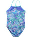 A Green Swimsuits from Hurley in size 7Y for girl. (Back View)