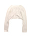 A White Cardigans from Bonnie Jean in size 7Y for girl. (Back View)