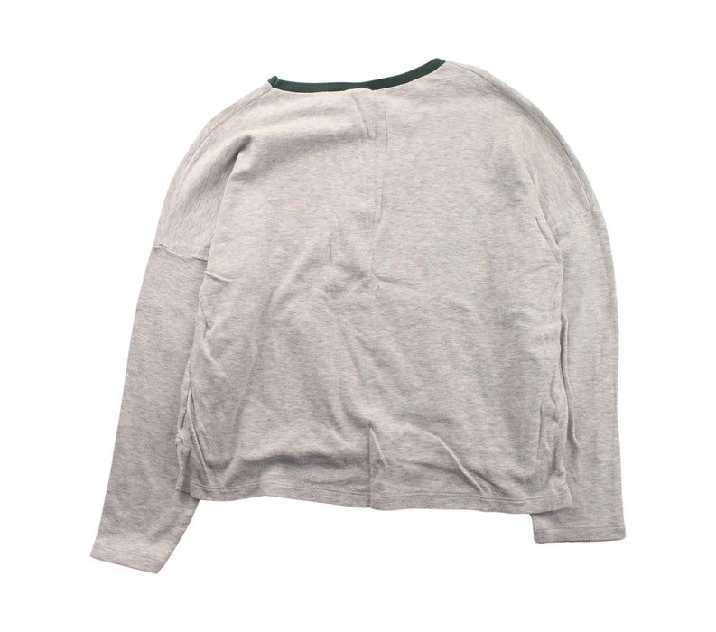 A White Long Sleeve T Shirts from Petit Bateau in size 10Y for girl. (Back View)