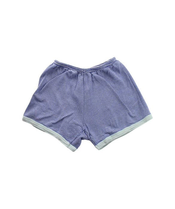 A Blue Shorts Sets from Petit Bateau in size 4T for girl. (Back View)