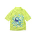 A Green Rash Guards from UV Skinz in size 4T for boy. (Front View)