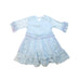A Blue Long Sleeve Dresses from Stella McCartney in size 3T for girl. (Front View)
