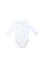 A White Long Sleeve Bodysuits from Jacadi in size 3-6M for neutral. (Front View)