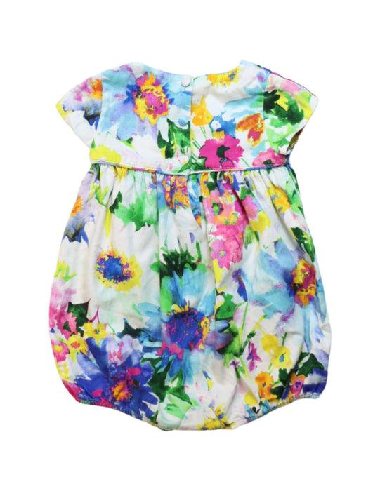 A Multicolour Short Sleeve Rompers from Ralph Lauren in size 3-6M for girl. (Back View)