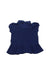 A Navy Short Sleeve Polos from Ralph Lauren in size 6-12M for girl. (Back View)