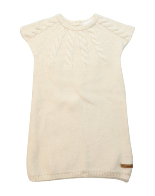 A Ivory Sweater Dresses from Burberry in size 12-18M for girl. (Front View)