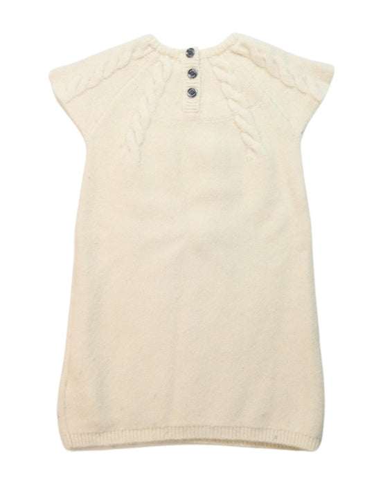 A Ivory Sweater Dresses from Burberry in size 12-18M for girl. (Back View)