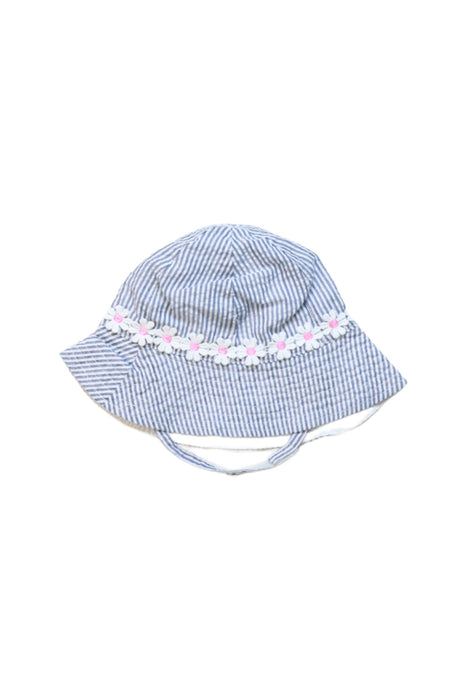 A White Sun Hats from Seed in size S for girl. (Back View)