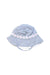 A White Sun Hats from Seed in size S for girl. (Back View)