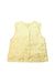 A Yellow Dress Up Vests from Mides in size 2T for boy. (Back View)