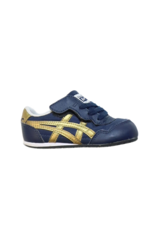 A Blue Sneakers from Onitsuka Tiger in size 18-24M for neutral. (Front View)