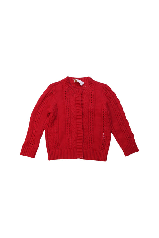 A Red Cardigans from Nicholas & Bears in size 2T for girl. (Front View)