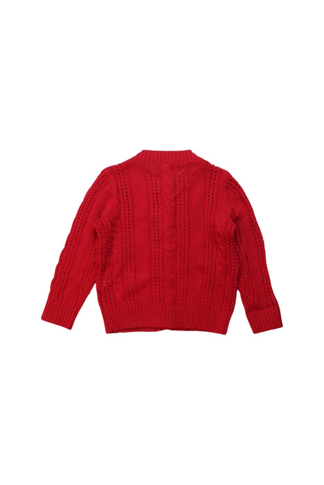 A Red Cardigans from Nicholas & Bears in size 2T for girl. (Back View)