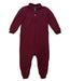 A Red Long Sleeve Jumpsuits from Ralph Lauren in size 6-12M for boy. (Front View)