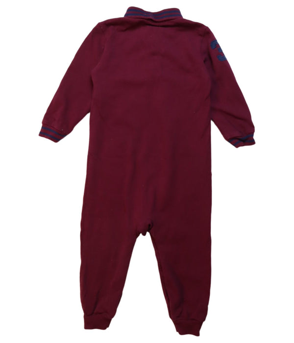 A Red Long Sleeve Jumpsuits from Ralph Lauren in size 6-12M for boy. (Back View)