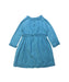 A Blue Long Sleeve Dresses from Bonpoint in size 4T for girl. (Back View)