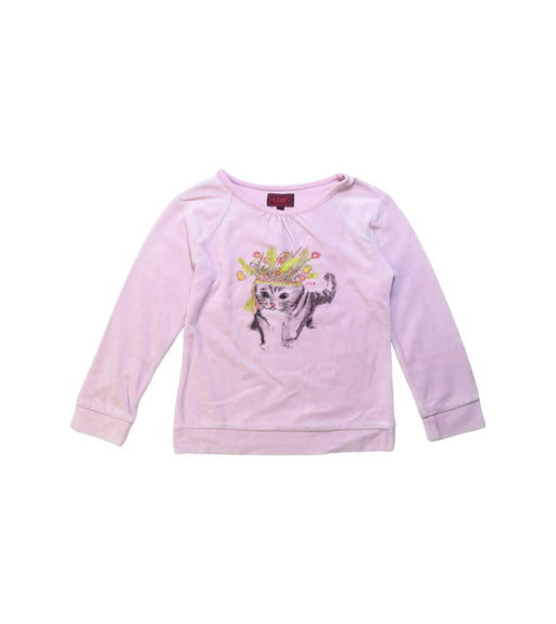 A Pink Pyjama Sets from La Compagnie des Petits in size 5T for girl. (Front View)