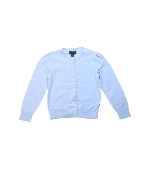 A Blue Cardigans from Polo Ralph Lauren in size 5T for neutral. (Front View)