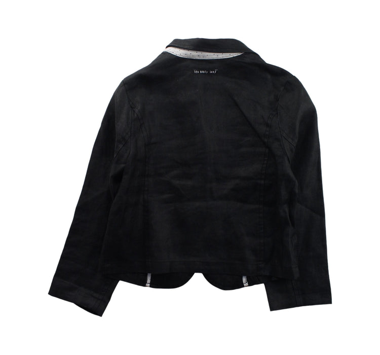 A Black Blazers from IKKS in size 6T for boy. (Back View)