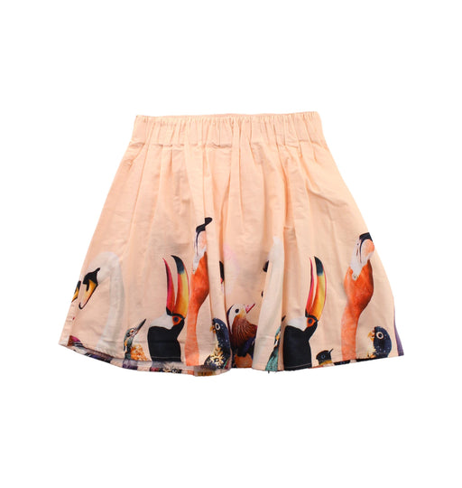 A Peach Mid Skirts from Molo in size 7Y for girl. (Front View)