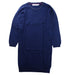 A Blue Sweater Dresses from Little Mercerie in size 8Y for girl. (Front View)