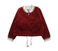 A Red Lightweight Jackets from Excuse My French in size 4T for girl. (Front View)