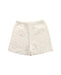 A White Shorts Sets from Petit Bateau in size 4T for girl. (Back View)